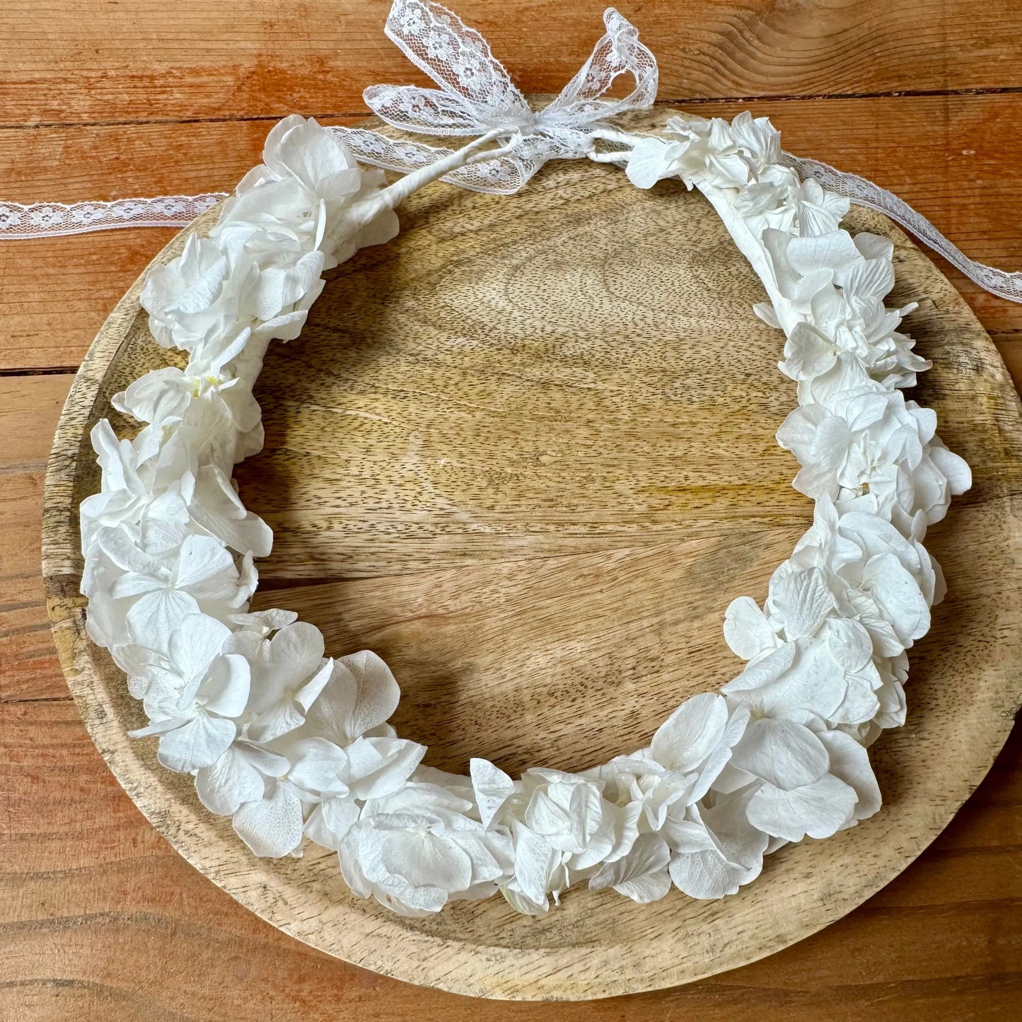 COURONNE MARIÉE HORTENSIA BLANC - CÉLESTE Céline