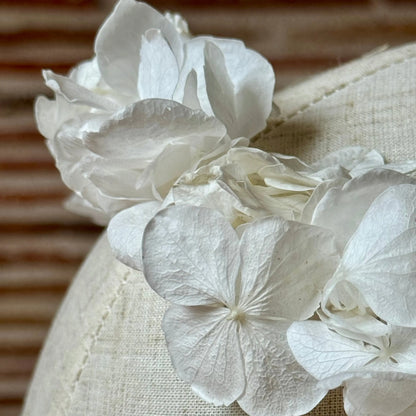 COURONNE MARIÉE HORTENSIA BLANC - CÉLESTE Céline