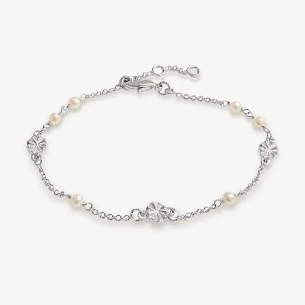 COVENT GARDEN – BRACELET PERLES NATURELLES & MOTIFS FLORAUX Ivory and co