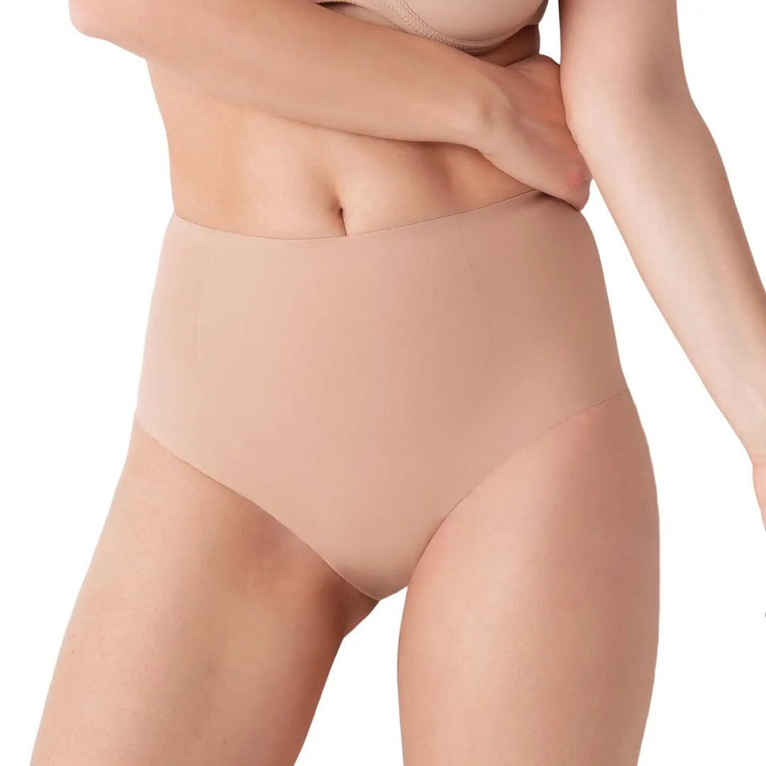 CULOTTE GAINANTE INVISIBLE BEIGE — EFFET LISSE & CONFORT SECONDE PEAU 8618 COTONELLA