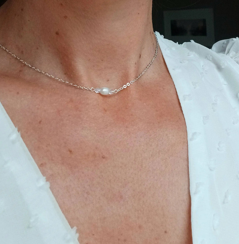 Ce collier de dos délicat - Partie dos en forme de Y: Doré / Collier de dos L'atelier du 6