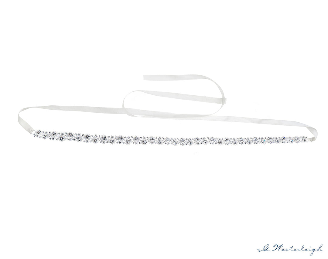 Ceinture de mariée FD1-0691 vue à plat