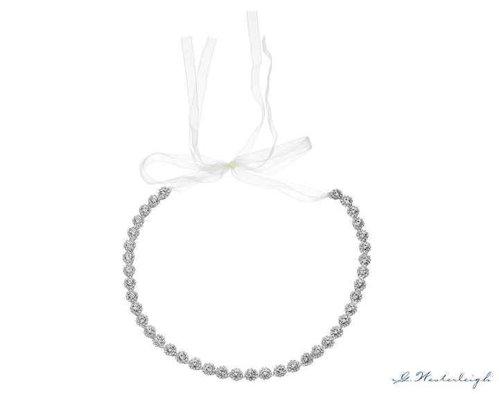 Ceinture de mariée WS-J013 argent, finition