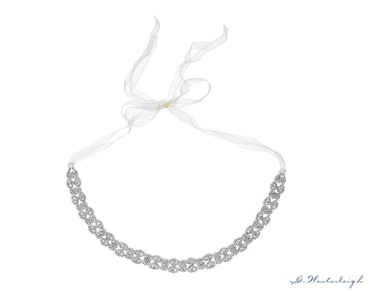 Ceinture de mariée WS-J018 argent, finition