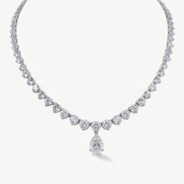 Collier de mariée Imperial – goutte de zircons
