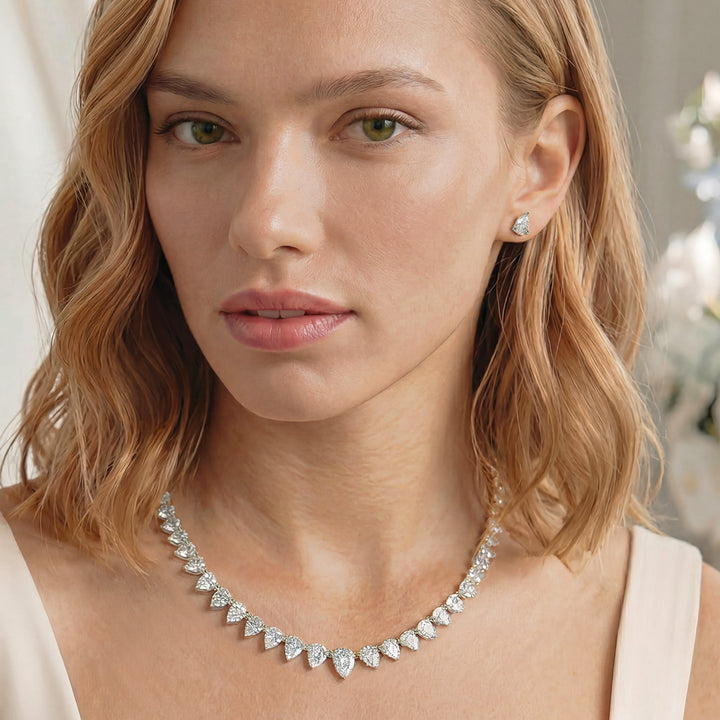 Collier de mariée Manhattan vu de près