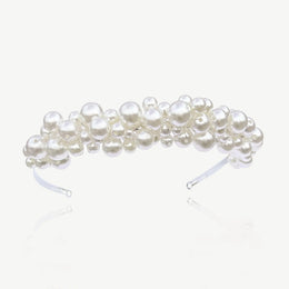 Diadème de mariée Odyssey – perles et argent