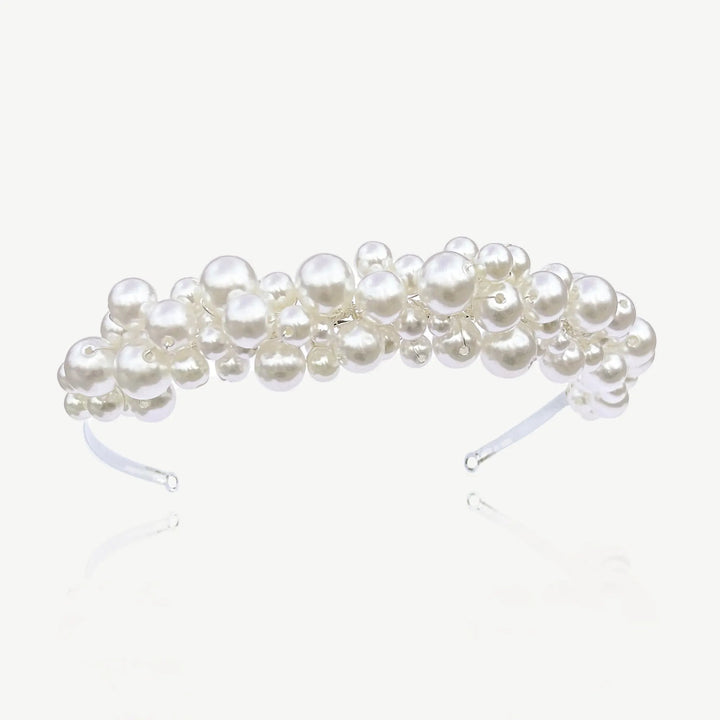DIADÈME PERLES MARIAGE MODERNE ODYSSEY Ivory and co