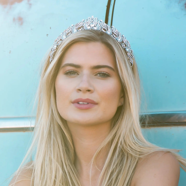 DIADÈME REINE VICTORIA – CRISTAUX AUTRICHIENS Ivory and co