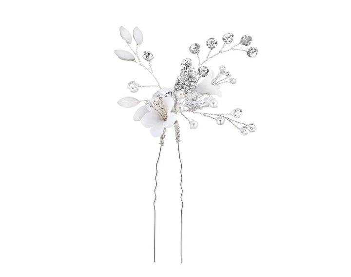 ÉPINGLE À CHEVEUX DE MARIÉE HP230320 – CRISTAUX & PERLES SCINTILLANTS G.Westerleigh