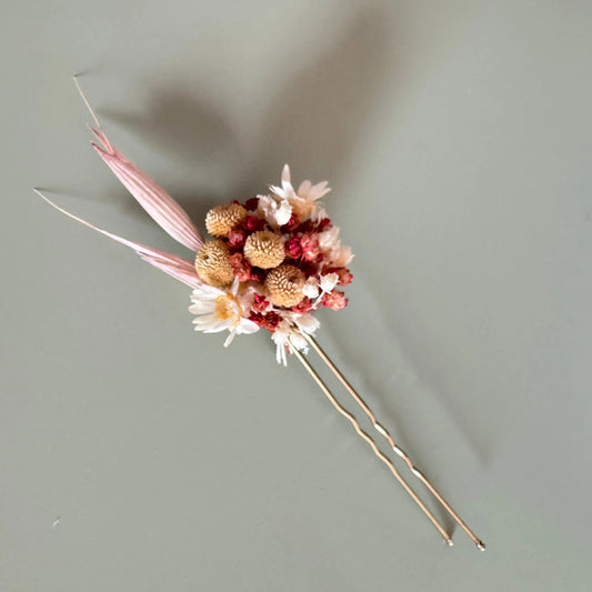 ÉPINGLE CHEVEUX MARIÉE FLEURS -  AMOUREUSE - Mas Accessoires