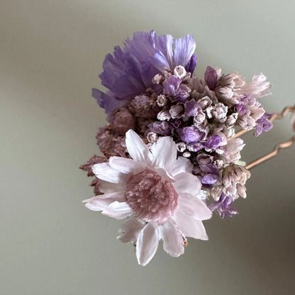 ÉPINGLE CHEVEUX MARIÉE FLEURS - HARMONIE - Mas Accessoires