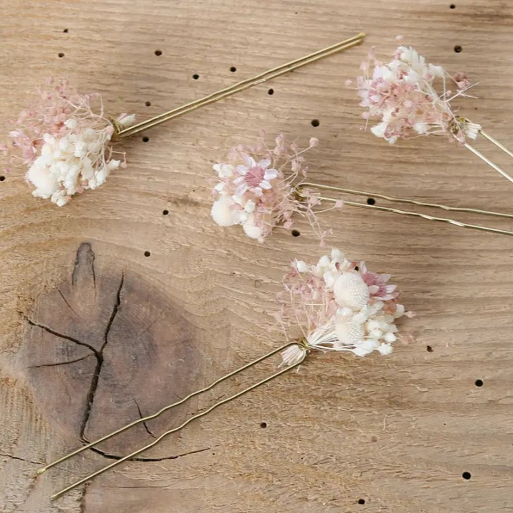 ÉPINGLE CHEVEUX MARIÉE FLEURS -  PASSIONÉMENT - MAS ACCESSOIRES