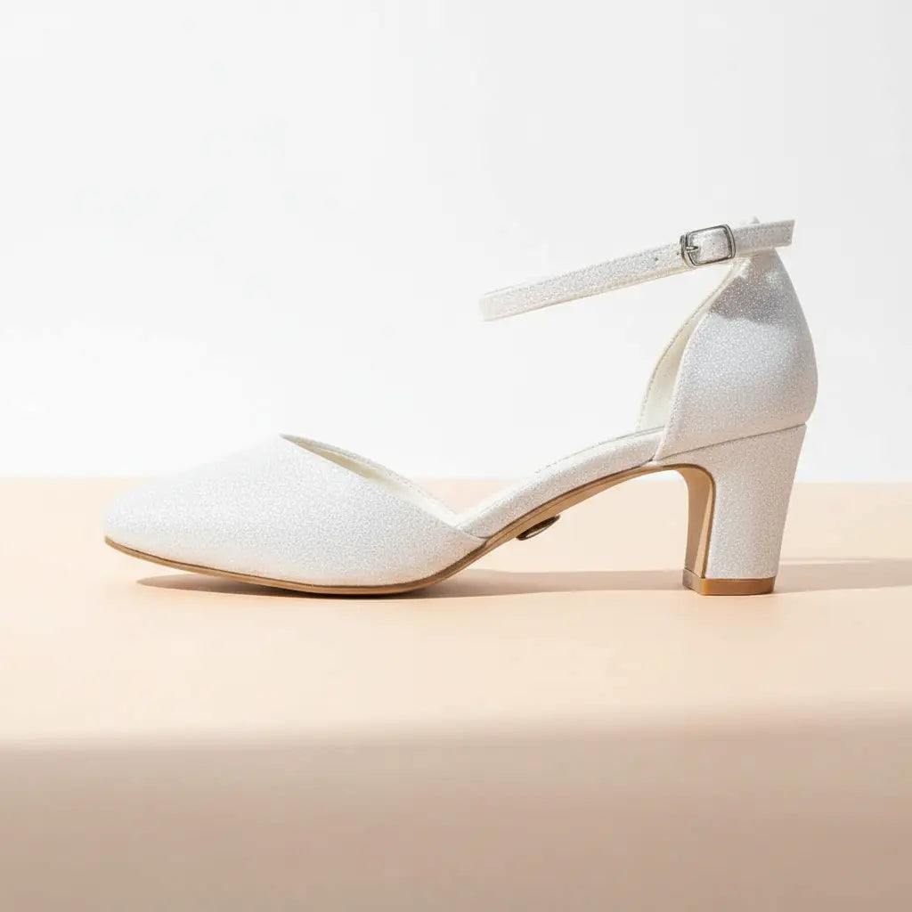 ESCARPINS MARIÉE À PAILLETTES IVOIRE JULIA WHITE LADY