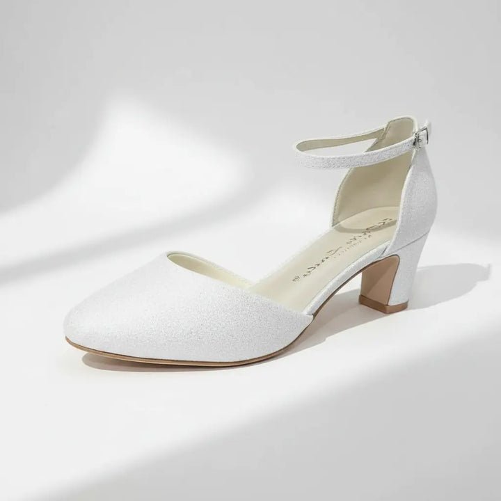 ESCARPINS MARIÉE À PAILLETTES IVOIRE JULIA WHITE LADY