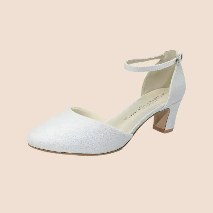 ESCARPINS MARIÉE À PAILLETTES IVOIRE — 700 JULIA WHITE LADY