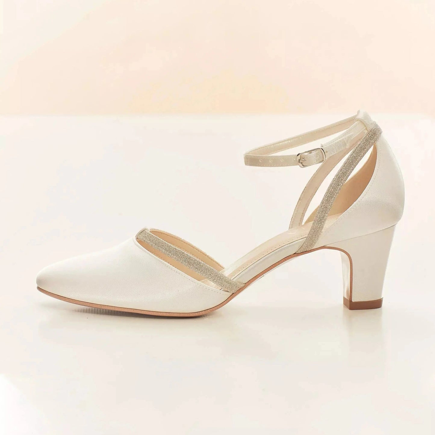 ESCARPINS MARIÉE SATIN À BRIDES LUNA AVALIA