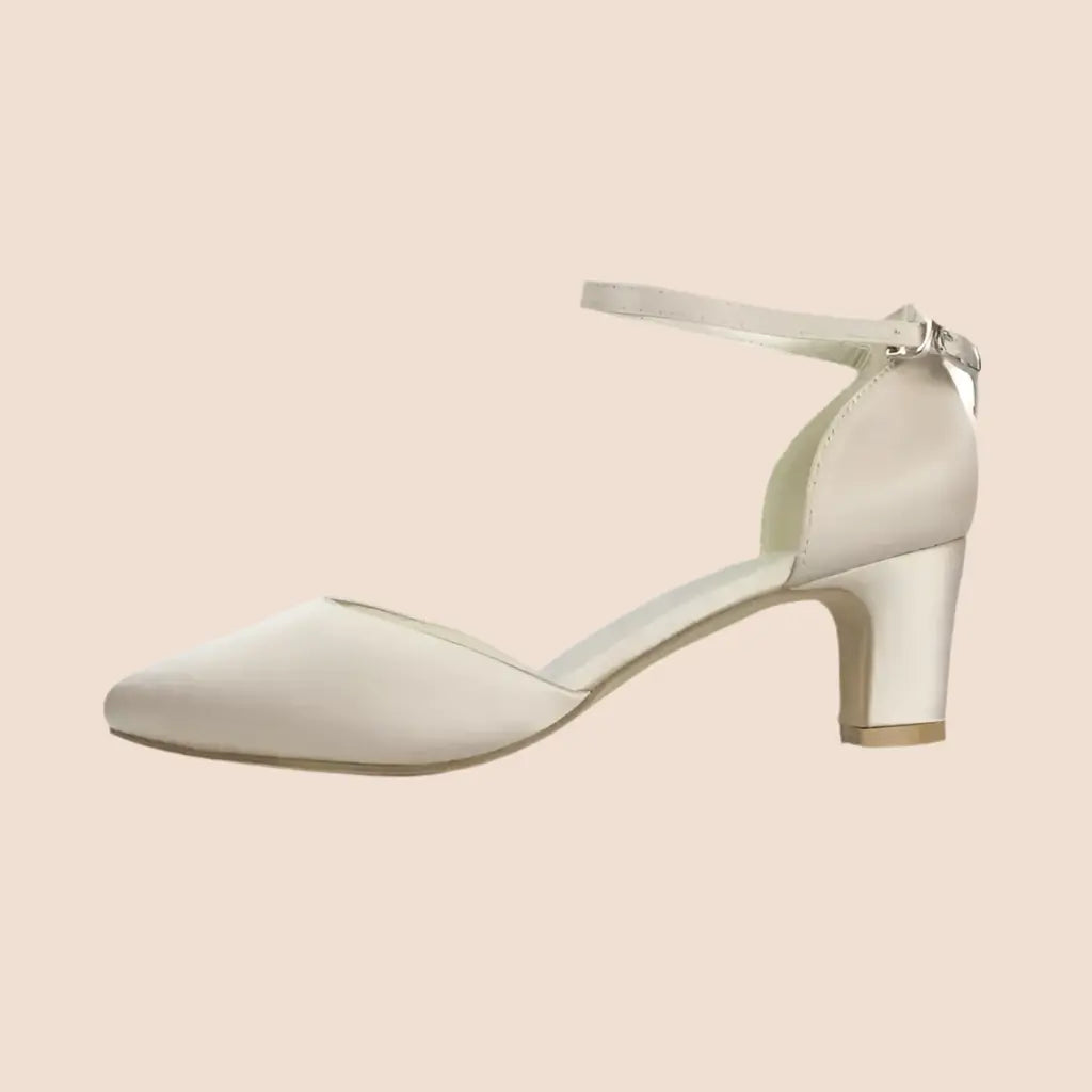 ESCARPINS MARIÉE EN SATIN NUDE JULIA WHITE LADY