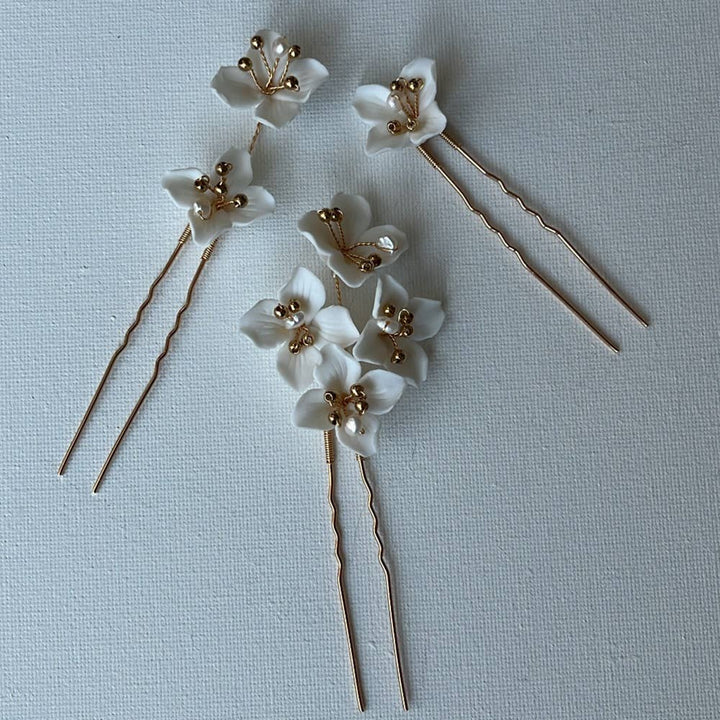 Épingles à cheveux Fay - bijoux pour cheveux de mariée - lot de 3 SallyJaneBridal