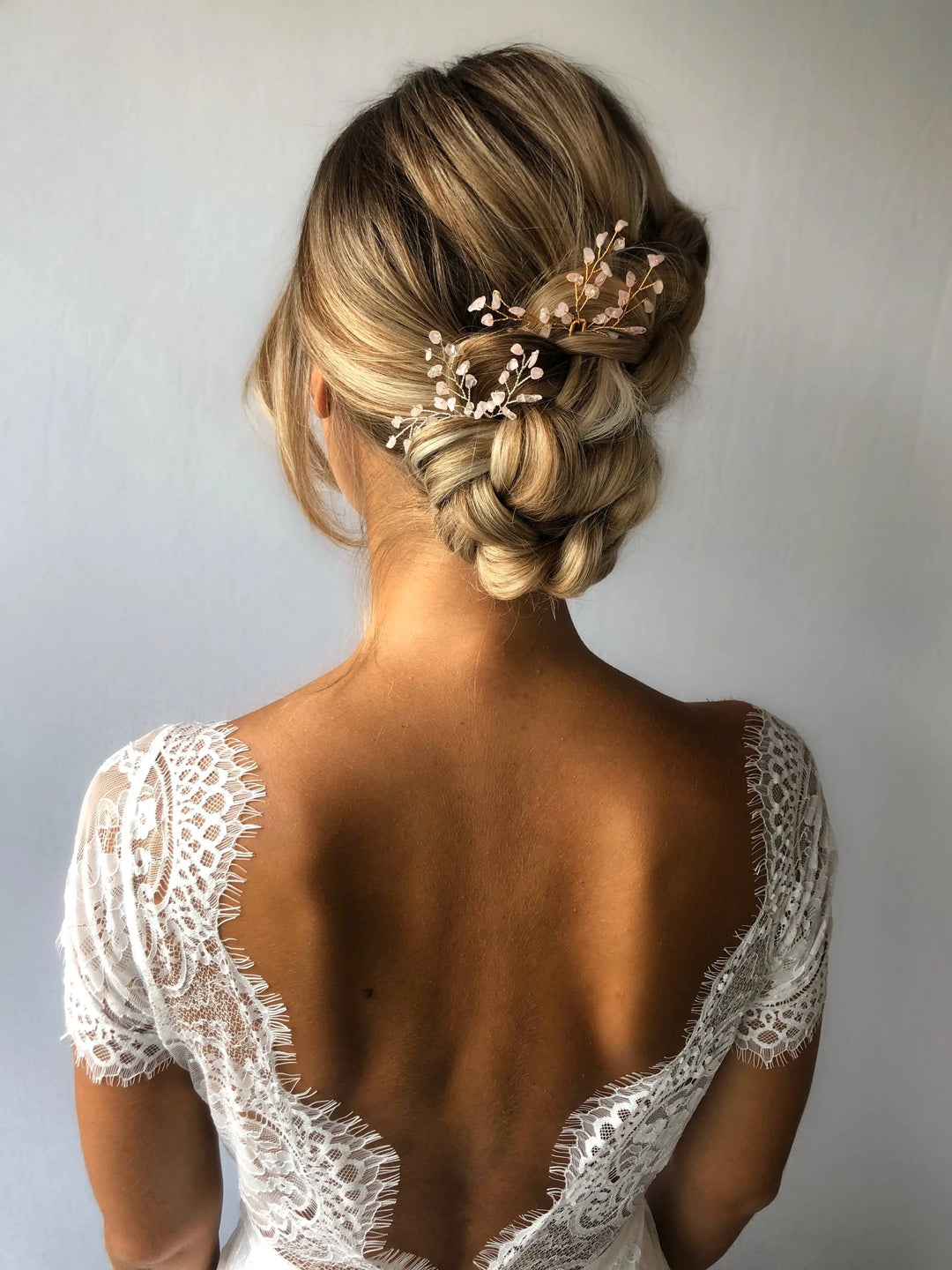 Épingles à cheveux Lotis Silver - bijoux pour cheveux de mariée SallyJaneBridal