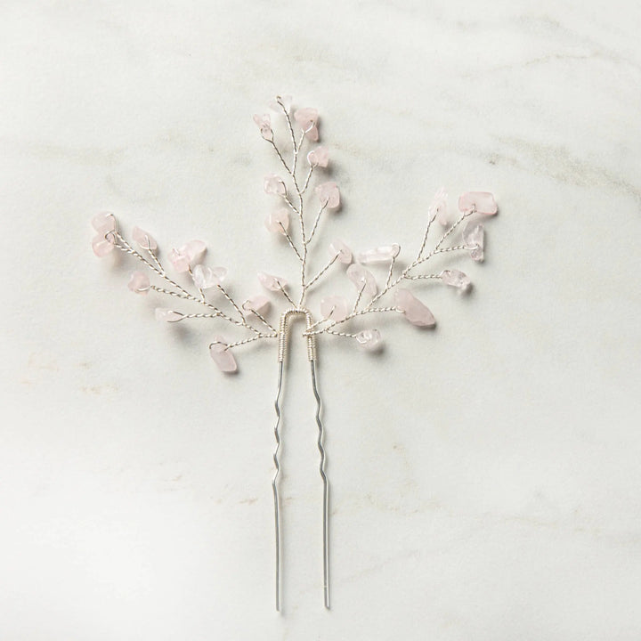 Épingles à cheveux Lotis Silver - bijoux pour cheveux de mariée SallyJaneBridal