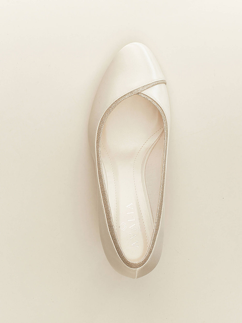 Escarpins de mariée Ebba ivoire, photo 2