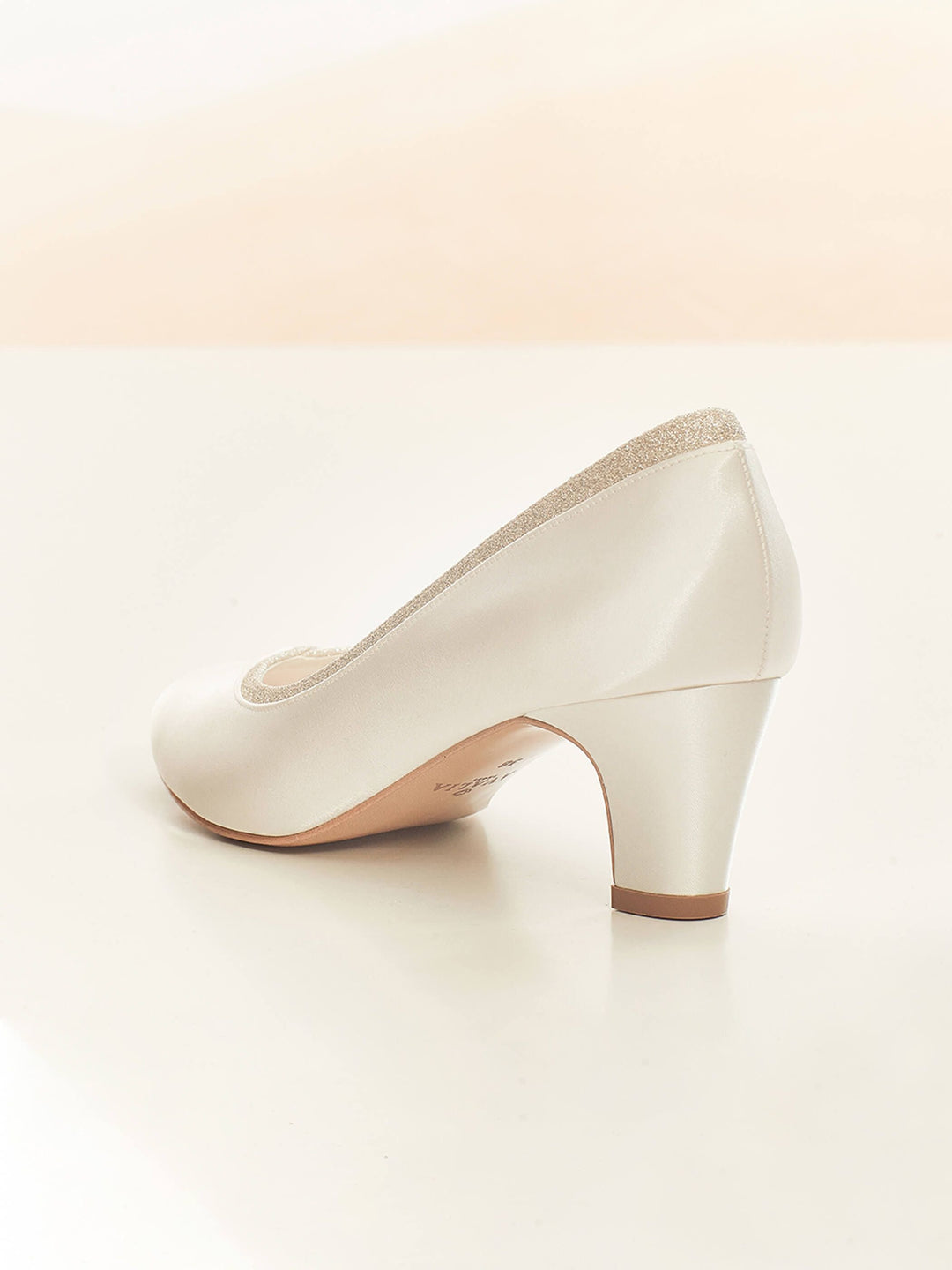 Escarpins de mariée Ebba ivoire, photo 5