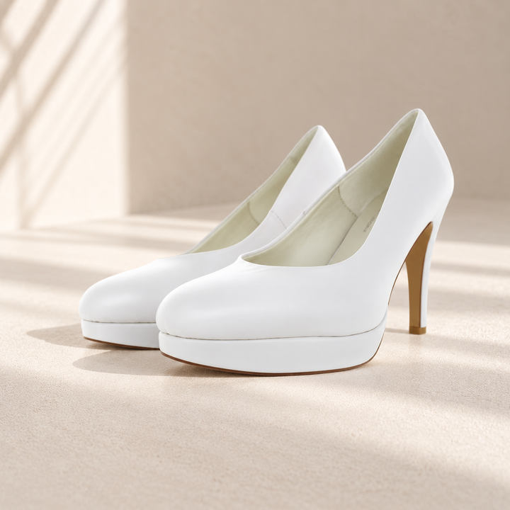 lilou 278 blanc — packshot en studio crème