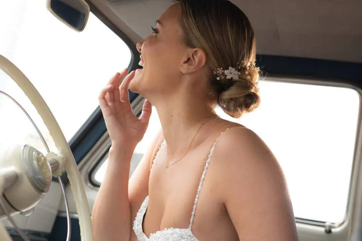 Ilja Hairpins Gold - bijoux pour cheveux de mariée - lot de 3 SallyJaneBridal