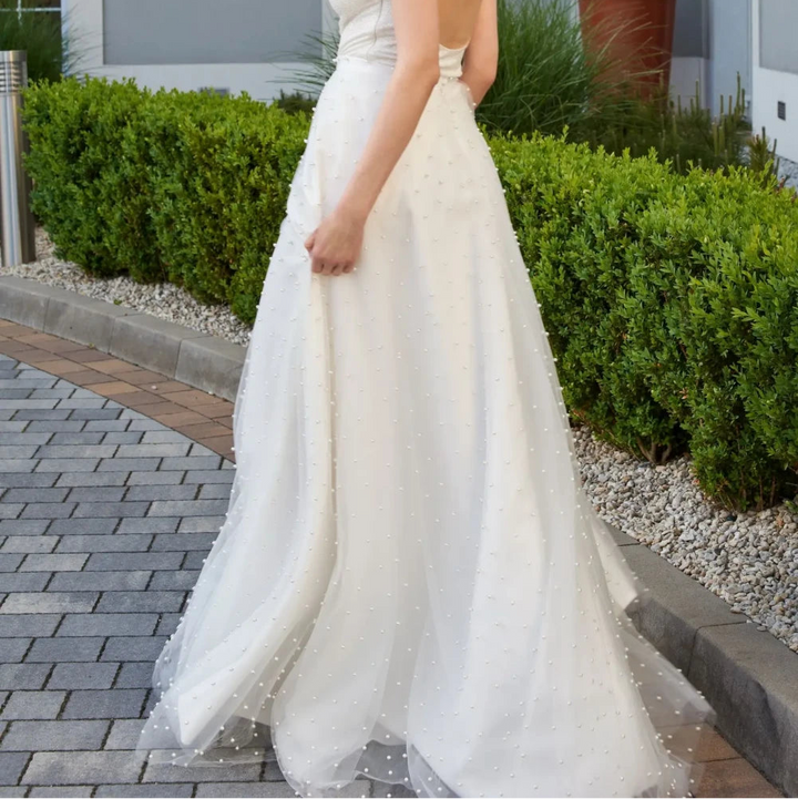 Jupe de mariée Amber SD42 tulle perlé ligne A Novias vue 2