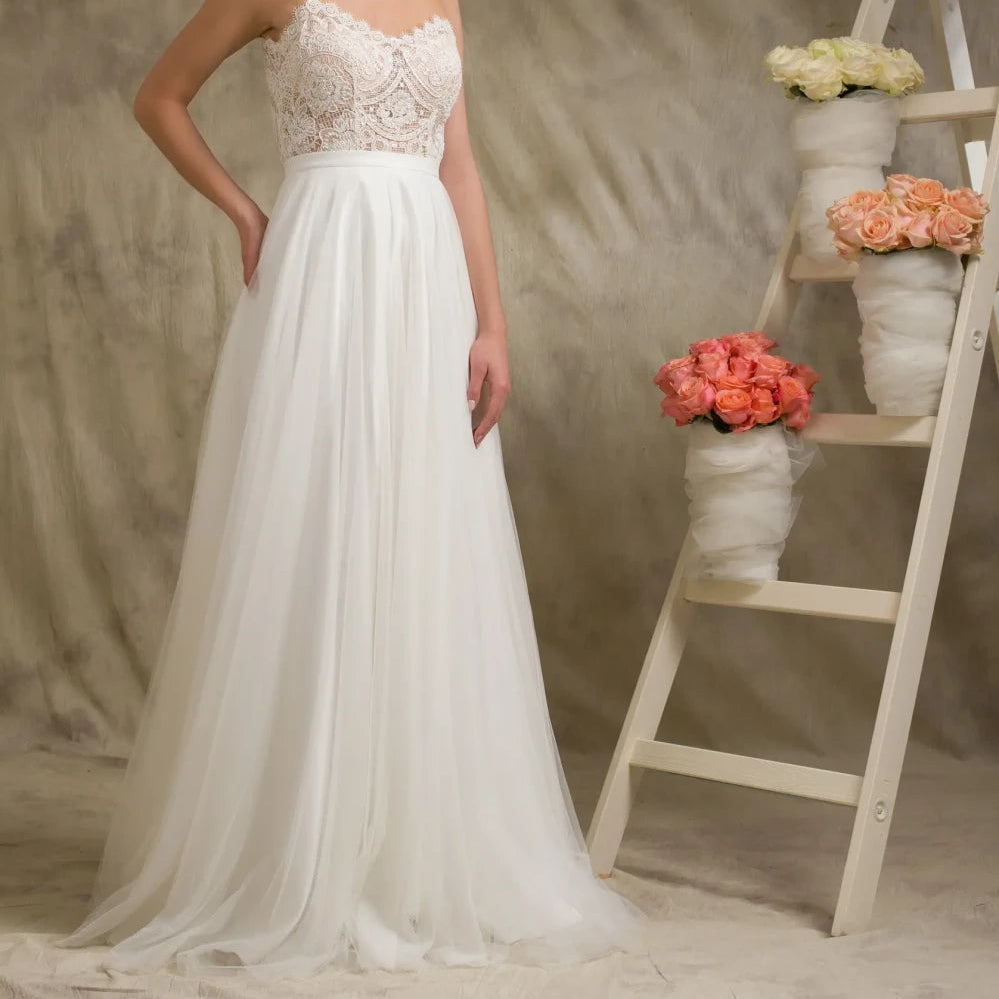 Jupe de mariée Beate SD15 tulle doux longue Novias