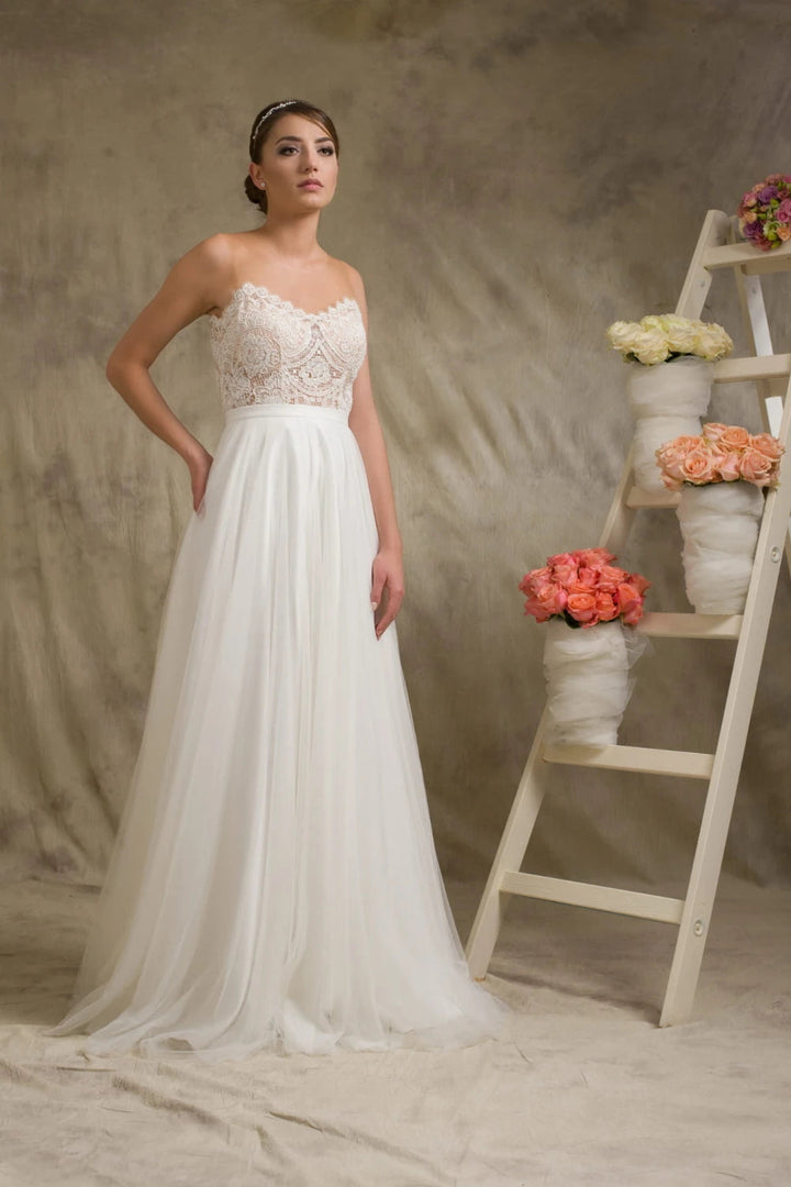 Jupe de mariée Beate SD15 tulle doux longue Novias vue 2