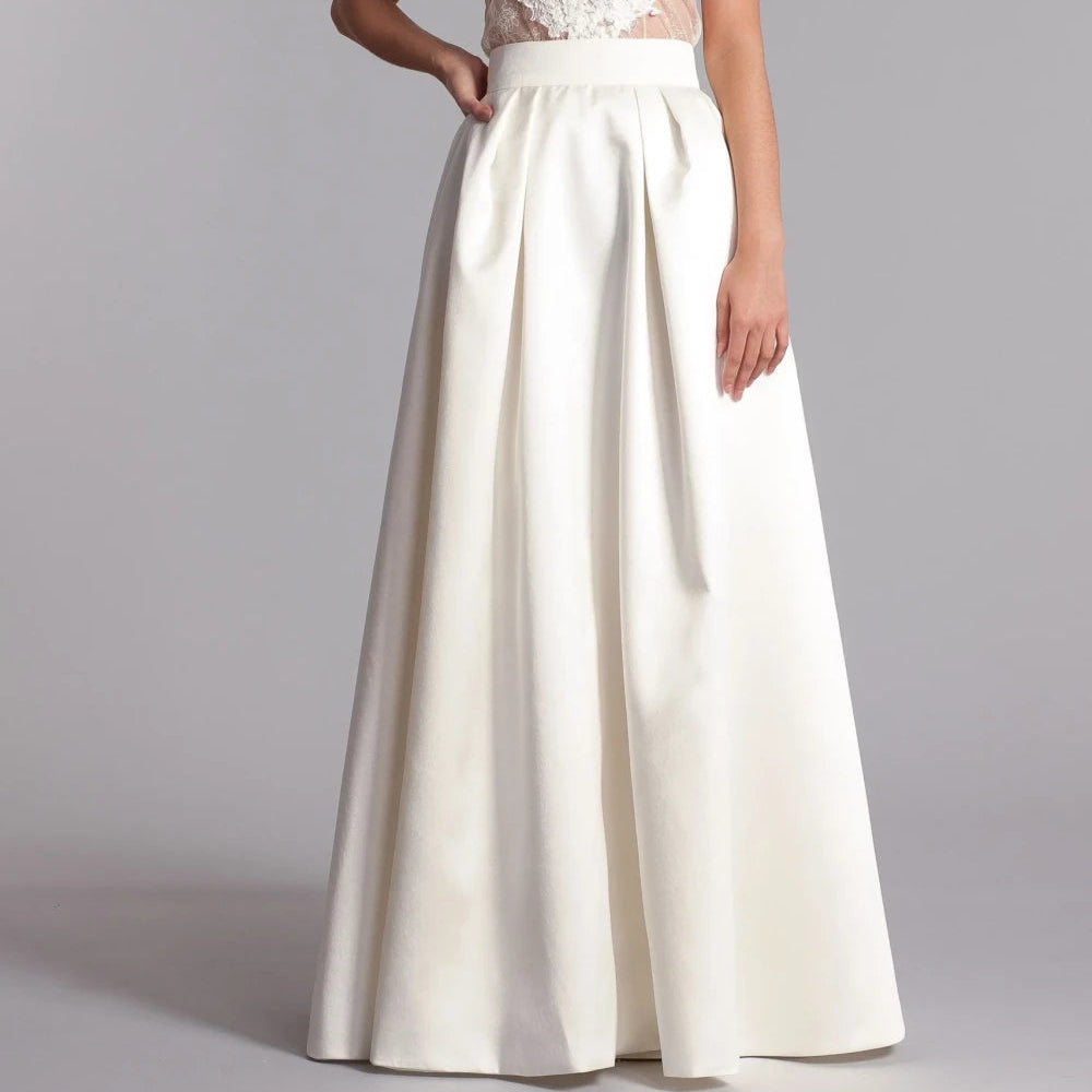 Jupe de mariée Beatrice SD7 mikado ligne A Novias vue 3