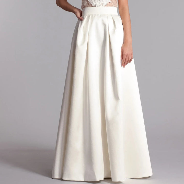 Jupe de mariée Beatrice SD7 mikado ligne A Novias vue 3