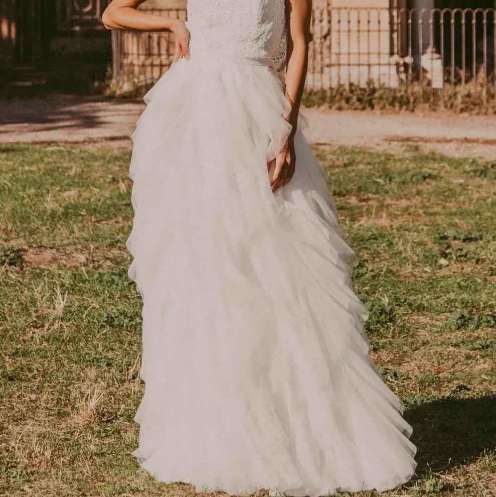 Jupe de mariée Romina SD44 tulle volants en cascade Novias
