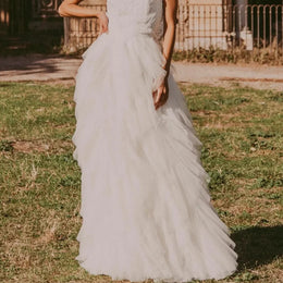 Jupe de mariée Romina SD44 – tulle – volants en cascade