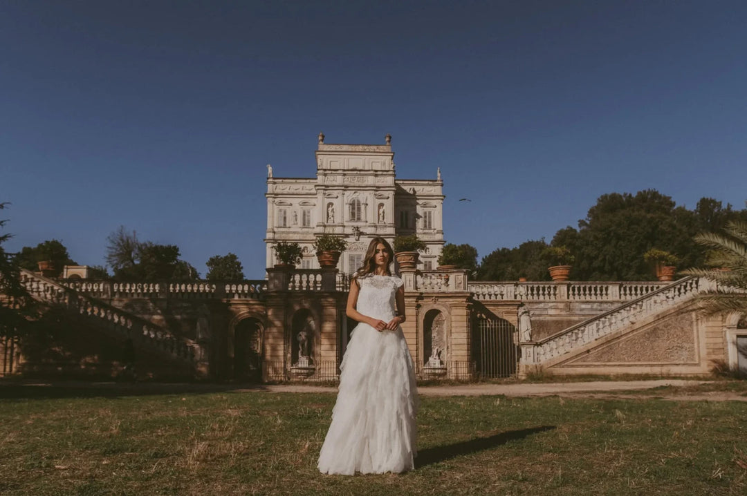 Jupe de mariée Romina SD44 tulle volants en cascade Novias vue 4