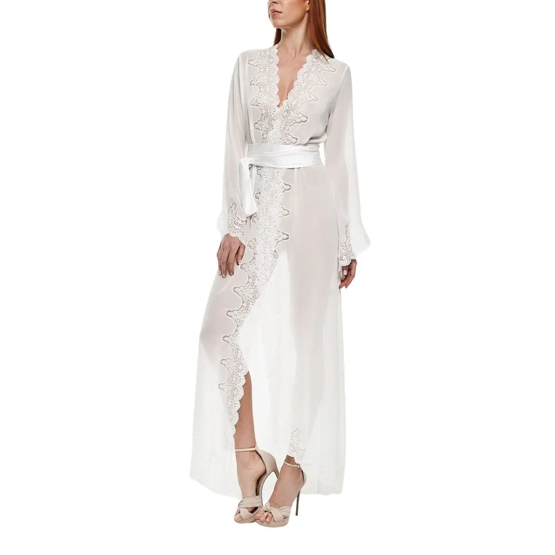 KIMONO COURT EN MOUSSELINE HERITAGE (Copie) Yvette Bridal