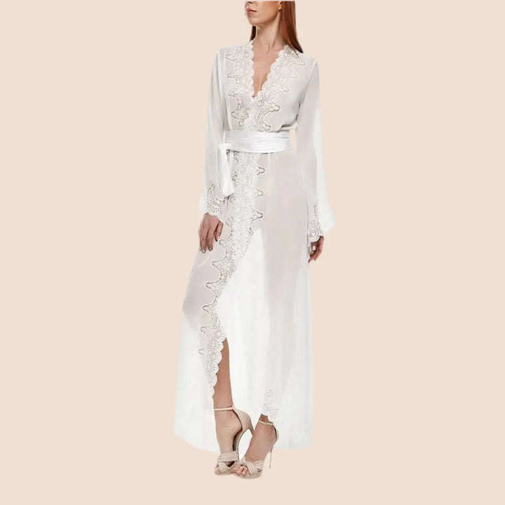 KIMONO LONG EN MOUSSELINE HERITAGE Yvette Bridal