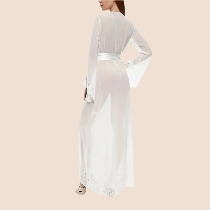 KIMONO LONG EN MOUSSELINE HERITAGE Yvette Bridal