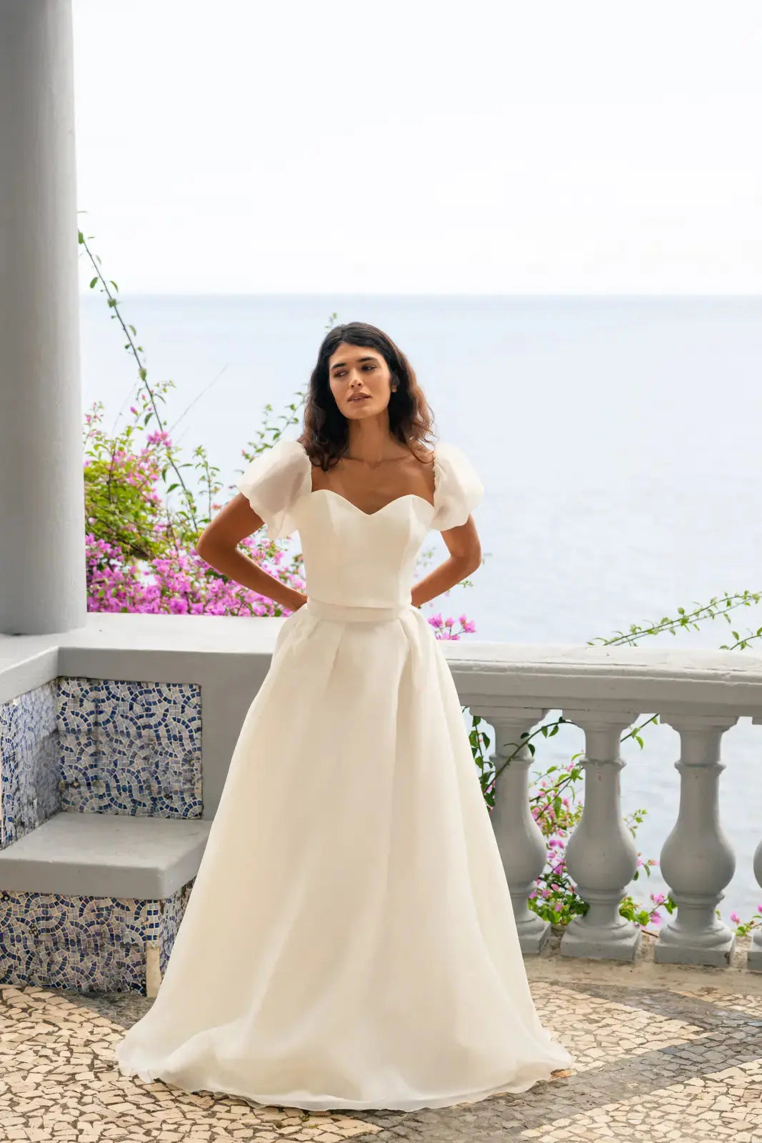 MANCHES BOUFFANTES DE MARIÉE EN ORGANZA - MACARENA SL11 Novias