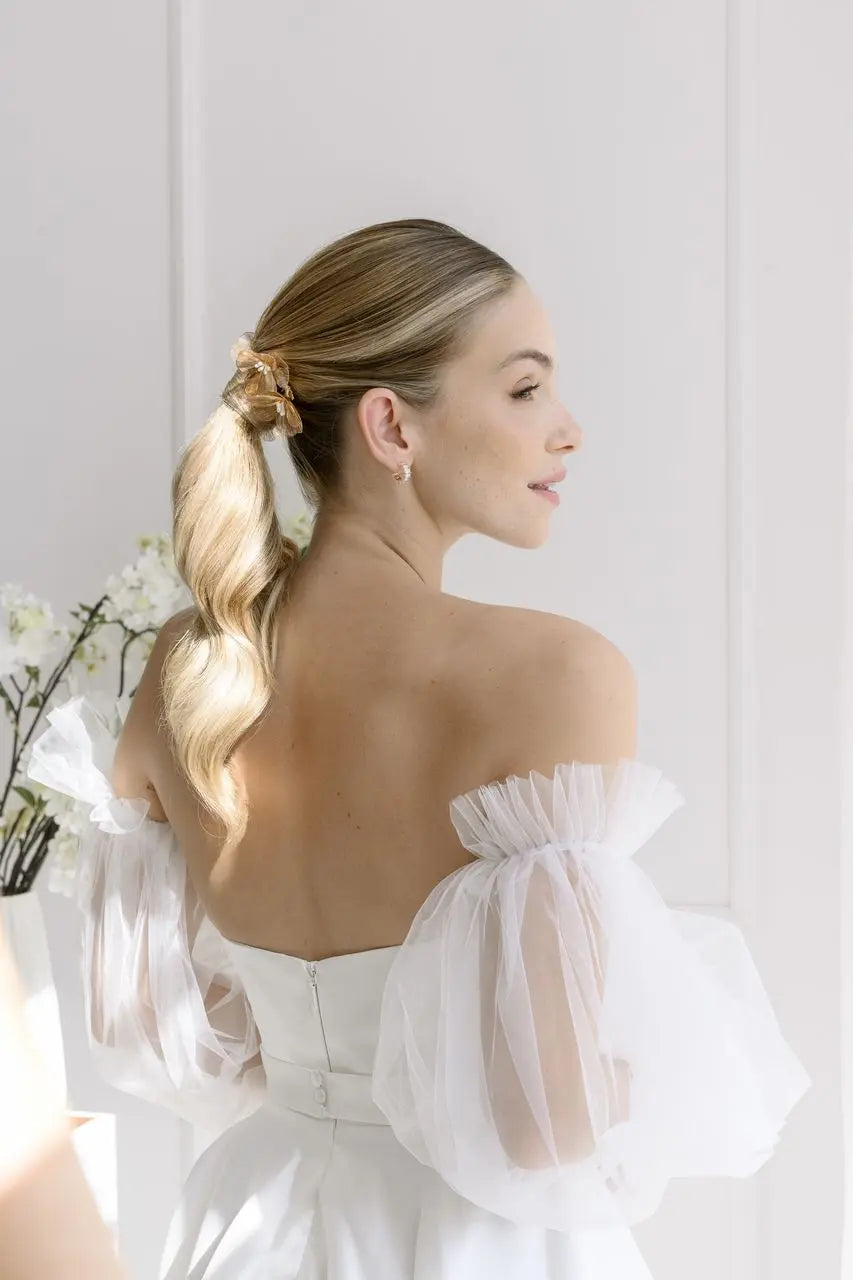 MANCHES EN TULLE AMOVIBLES DE MARIÉE –  GL003 G.Westerleigh