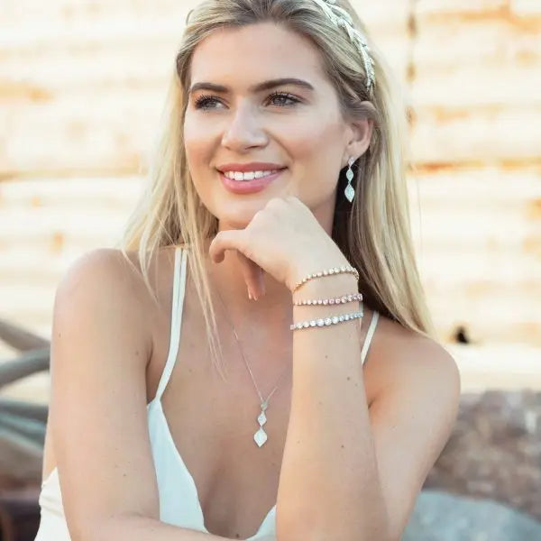 MARSEILLE – BRACELET CRISTAUX AJUSTABLE Ivory and co