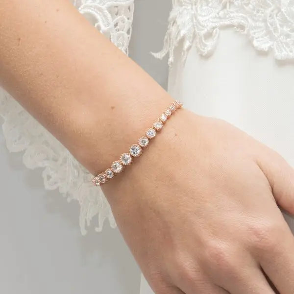 MARSEILLE – BRACELET CRISTAUX AJUSTABLE Ivory and co