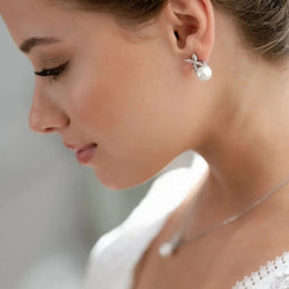 Parure de mariée JSC35 – zircons et perles