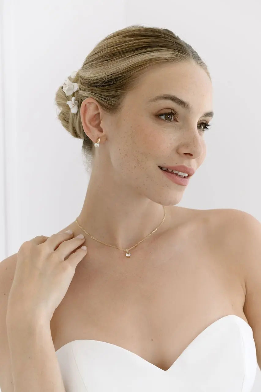 PARURE DE MARIÉE EN CRISTAUX ZIRCONIUM – OR OU ARGENT | NS0028 Mas Accessoires