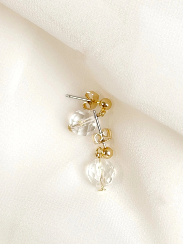 PARURE DOS AVEC BOUCLES D'OREILLES - LUMINA églantine création