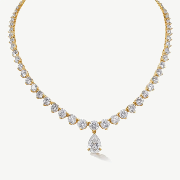 PARURE IMPERIAL – GOUTTE CLASSIQUE EN ZIRCONIUM | RHODIUM Ivory and co