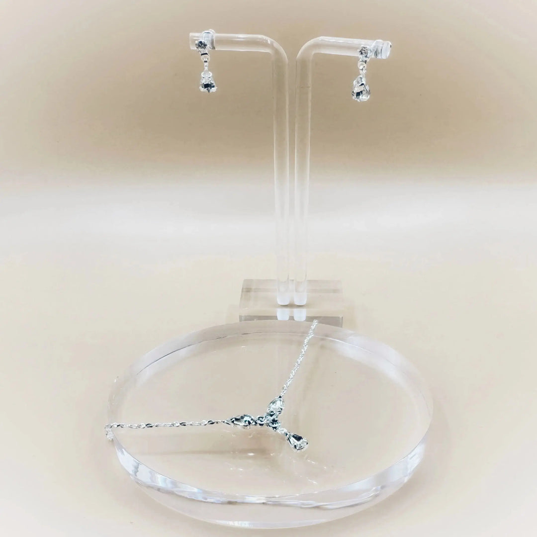 PARURE MARIAGE FINE CRISTAL Bianco Evento