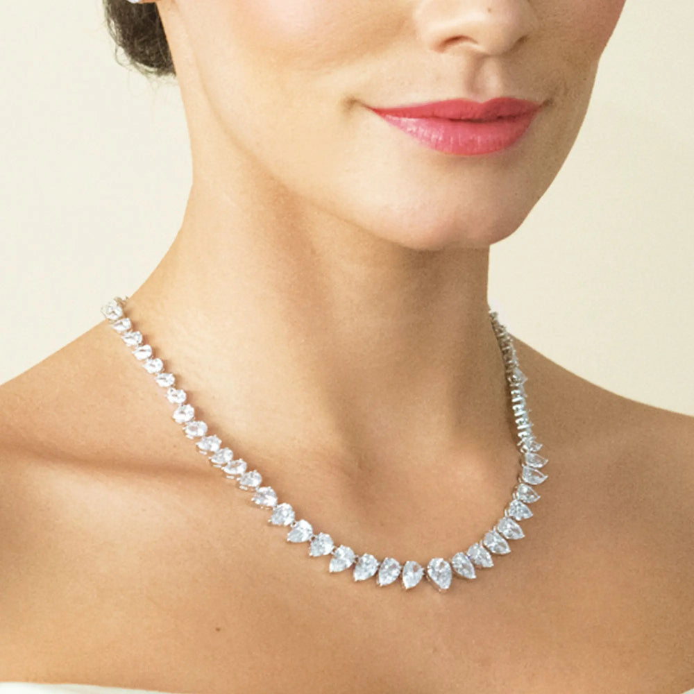PARURE MARIAGE ZIRCONS AAA MANHATTAN Ivory and co